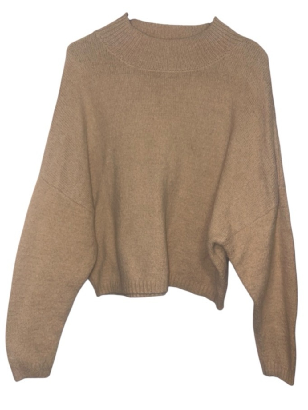 Sincerely Jules Taupe/Camel Crewneck Sweater